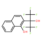 2-Naphthalenemethanol,1-hydroxy-a,a-bis(trifluoromethyl)-