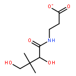 3-{[(2R)-2,4-dihydroxy-3,3-dimethylbutanoyl]amino}propanoate