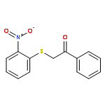 Ethanone, 2-[(2-nitrophenyl)thio]-1-phenyl-