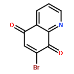 5,8-Quinolinedione, 7-bromo-