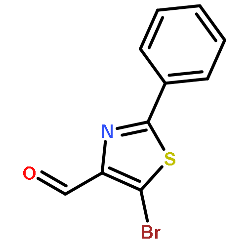 4-Thiazolecarboxaldehyde, 5-bromo-2-phenyl-