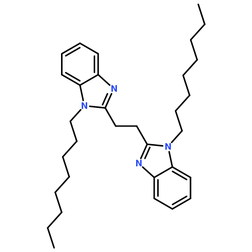 1H-Benzimidazole, 2,2'-(1,2-ethanediyl)bis[1-octyl-