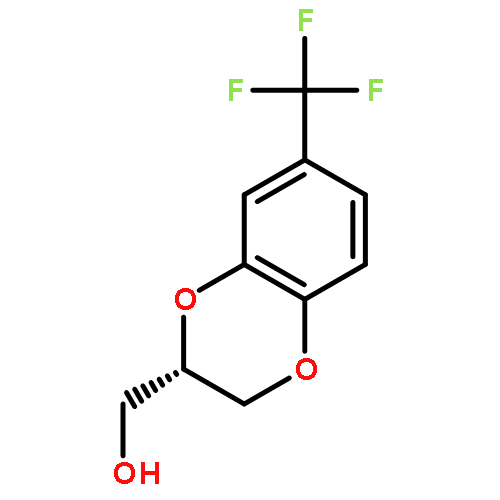 1,4-Benzodioxin-2-methanol, 2,3-dihydro-7-(trifluoromethyl)-, (2S)-