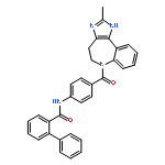 [1,1'-Biphenyl]-2-carboxamide,N-[4-[(4,5-dihydro-2-methylimidazo[4,5-d][1]benzazepin-6(1H)-yl)carbonyl]phenyl]-