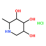 3,4,5-Piperidinetriol,2-methyl-, hydrochloride (1:1), (2S,3R,4S,5R)-