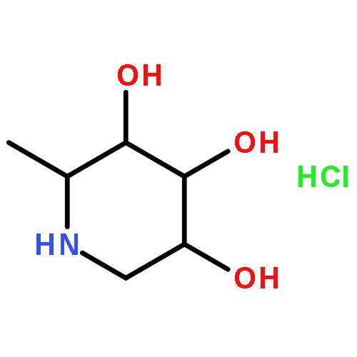 3,4,5-Piperidinetriol,2-methyl-, hydrochloride (1:1), (2S,3R,4S,5R)-