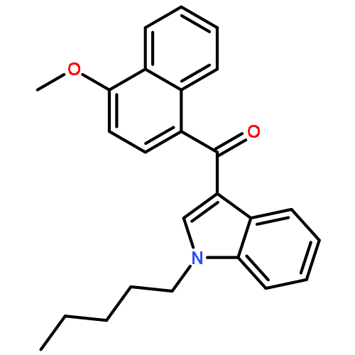 (4-Methoxynaphthalen-1-yl)(1-pentyl-1H-indol-3-yl)methanone