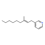 Pyridine, 3-[(2E)-3-methyl-2-nonenyl]-