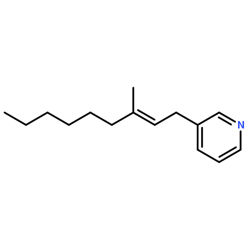 Pyridine, 3-[(2E)-3-methyl-2-nonenyl]-