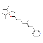 Pyridine, 3-[(2E)-3-methyl-7-[[tris(1-methylethyl)silyl]oxy]-2-heptenyl]-