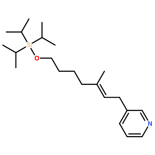 Pyridine, 3-[(2E)-3-methyl-7-[[tris(1-methylethyl)silyl]oxy]-2-heptenyl]-