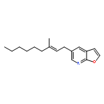 Furo[2,3-b]pyridine, 5-[(2E)-3-methyl-2-nonenyl]-