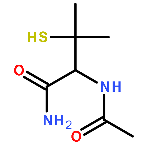 Butanamide, 2-(acetylamino)-3-mercapto-3-methyl-, (2R)-