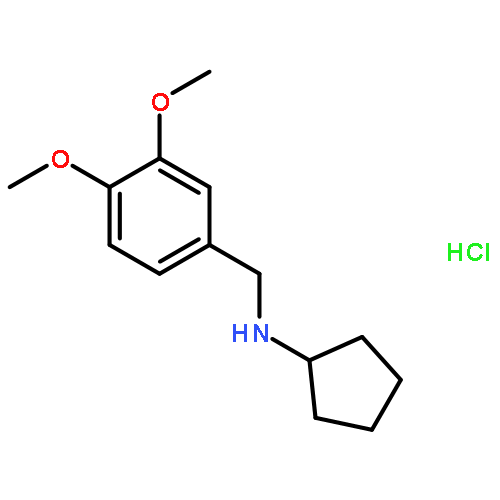 Cyclopentyl-(3,4-dimethoxy-benzyl)-amine hydrochloride