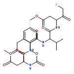 Methyl (4s)-5-[[(2s)-1-[[(3s)-5-fluoro-1-methoxy-1,4-dioxopentan-3-yl]amino]-3-methyl-1-oxobutan-2-yl]amino]-4-[[(2s)-4-methoxy-4-oxo-2-(phenylmethoxycarbonylamino)butanoyl]amino]-5-oxopentanoate