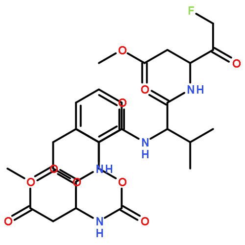 Methyl (4s)-5-[[(2s)-1-[[(3s)-5-fluoro-1-methoxy-1,4-dioxopentan-3-yl]amino]-3-methyl-1-oxobutan-2-yl]amino]-4-[[(2s)-4-methoxy-4-oxo-2-(phenylmethoxycarbonylamino)butanoyl]amino]-5-oxopentanoate