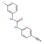 Urea, N-(4-cyanophenyl)-N'-(3-fluorophenyl)-