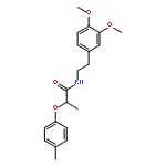 Propanamide, N-[2-(3,4-dimethoxyphenyl)ethyl]-2-(4-methylphenoxy)-