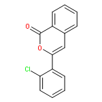 1H-2-Benzopyran-1-one, 3-(2-chlorophenyl)-