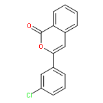 1H-2-Benzopyran-1-one, 3-(3-chlorophenyl)-