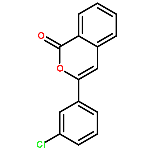 1H-2-Benzopyran-1-one, 3-(3-chlorophenyl)-