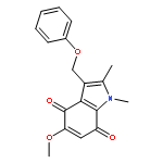 1H-Indole-4,7-dione, 5-methoxy-1,2-dimethyl-3-(phenoxymethyl)-