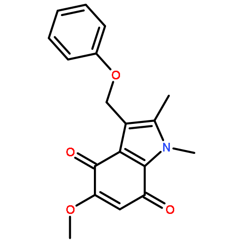 1H-Indole-4,7-dione, 5-methoxy-1,2-dimethyl-3-(phenoxymethyl)-