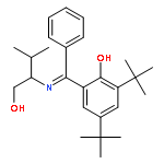 Phenol,2,4-bis(1,1-dimethylethyl)-6-[(E)-[[(1S)-1-(hydroxymethyl)-2-methylpropyl]imino]phenylmethyl]-