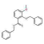 Benzoic acid, 3-methoxy-2-(phenylmethoxy)-, phenylmethyl ester