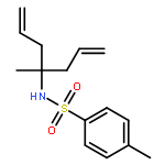 Benzenesulfonamide, 4-methyl-N-[1-methyl-1-(2-propenyl)-3-butenyl]-