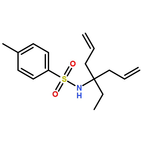 Benzenesulfonamide, N-[1-ethyl-1-(2-propenyl)-3-butenyl]-4-methyl-