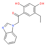 Ethanone, 2-(1H-benzimidazol-1-yl)-1-(5-ethyl-2,4-dihydroxyphenyl)-