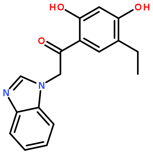 Ethanone, 2-(1H-benzimidazol-1-yl)-1-(5-ethyl-2,4-dihydroxyphenyl)-