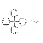 ARSONIUM, TETRAPHENYL-, HYDROGEN DICHLORIDE 