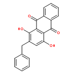 2-benzyl-1,4-dihydroxyanthracene-9,10-dione