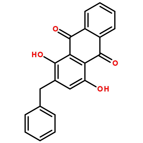 2-benzyl-1,4-dihydroxyanthracene-9,10-dione