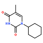 2,4(1H,3H)-Pyrimidinedione,1-cyclohexyl-5-methyl-