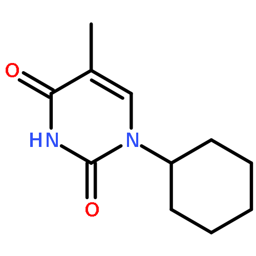 2,4(1H,3H)-Pyrimidinedione,1-cyclohexyl-5-methyl-