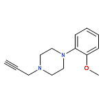 Piperazine, 1-(2-methoxyphenyl)-4-(2-propynyl)-