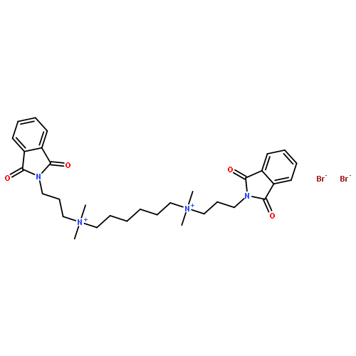 3-(1,3-dioxoisoindol-2-yl)propyl-[6-[3-(1,3-dioxoisoindol-2-yl)propyl-dimethylazaniumyl]hexyl]-dimethylazanium;dibromide