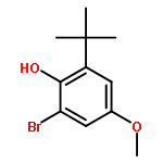 Phenol, 2-bromo-6-(1,1-dimethylethyl)-4-methoxy-