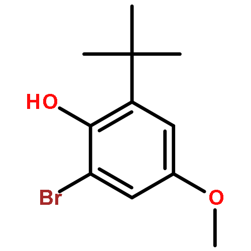 Phenol, 2-bromo-6-(1,1-dimethylethyl)-4-methoxy-