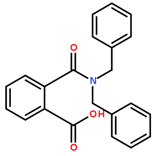 Benzoic acid, 2-[[bis(phenylmethyl)amino]carbonyl]-