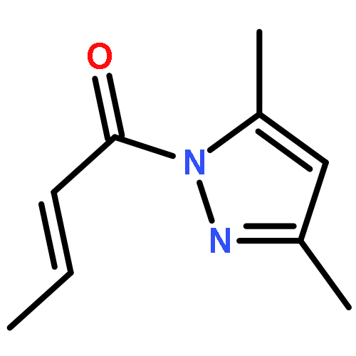 1H-Pyrazole, 3,5-dimethyl-1-[(2E)-1-oxo-2-butenyl]-