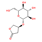 (3S)-3-(beta-D-glucopyranosyloxy)butanolide