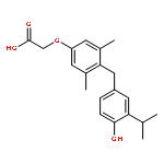 {4-[4-hydroxy-3-(1-methylethyl)benzyl]-3,5-dimethylphenoxy}acetic acid