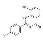 4(1H)-Quinazolinone, 2-(4-aminophenyl)-8-hydroxy-