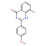 4(1H)-Quinazolinone, 2-(4-methoxyphenyl)-8-methyl-