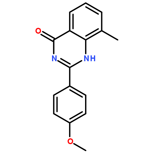 4(1H)-Quinazolinone, 2-(4-methoxyphenyl)-8-methyl-