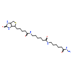 N-(6-hydrazinyl-6-oxohexyl)-6-[5-(2-oxo-1,3,3a,4,6,6a-hexahydrothieno[3,4-d]imidazol-4-yl)pentanoylamino]hexanamide